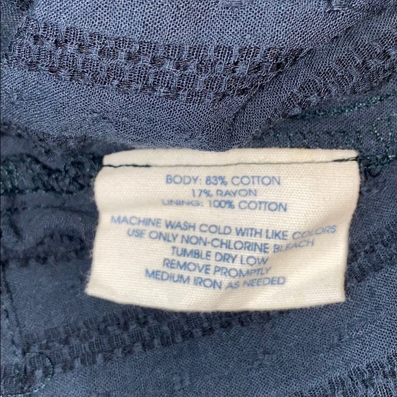 Anthro Edém & Esyllte Babydoll Peplum Blouse Top - Picture 11 of 12